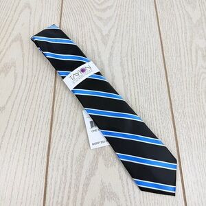 674 Tayion by Montee Holland Stripe Men's Tie 001 Black $55 Polyester 2YC24-2014